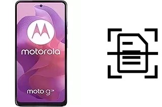 Numériser un document sur un Motorola Moto G24