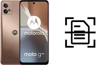 Numériser un document sur un Motorola Moto G32