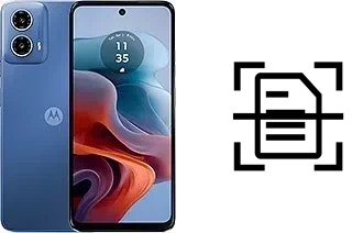 Numériser un document sur un Motorola Moto G34