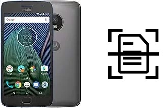 Numériser un document sur un Motorola Moto G5 Plus