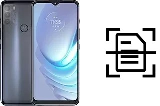 Numériser un document sur un Motorola Moto G50