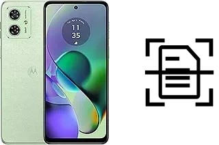 Numériser un document sur un Motorola Moto G54 (China)