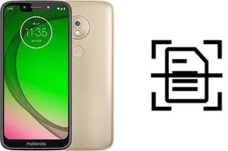 Numériser un document sur un Motorola Moto G7 Play