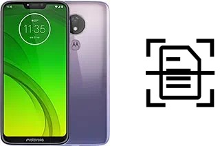 Numériser un document sur un Motorola Moto G7 Power