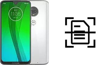 Numériser un document sur un Motorola Moto G7