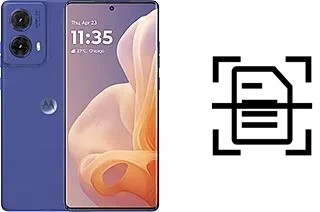 Numériser un document sur un Motorola Moto G85