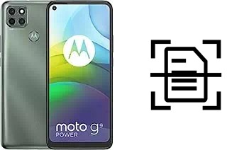 Numériser un document sur un Motorola Moto G9 Power