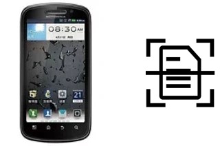 Numériser un document sur un Motorola MOTO XT882