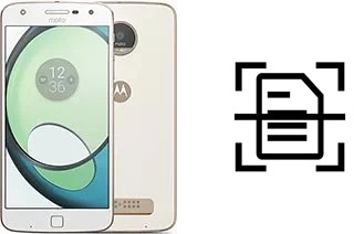 Numériser un document sur un Motorola Moto Z Play