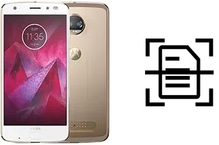 Numériser un document sur un Motorola Moto Z2 Force