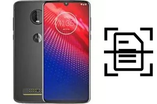 Numériser un document sur un Motorola Moto Z4 Force