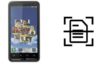 Numériser un document sur un Motorola Motoluxe