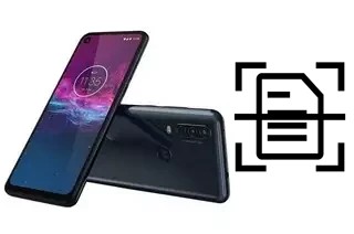 Numériser un document sur un Motorola One Action