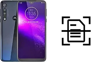 Numériser un document sur un Motorola One Macro