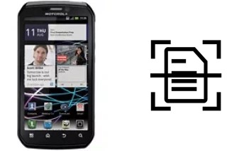 Numériser un document sur un Motorola Photon 4G MB855