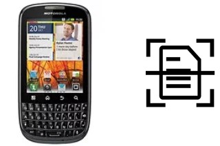 Numériser un document sur un Motorola PRO+