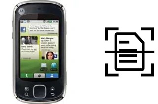 Numériser un document sur un Motorola QUENCH