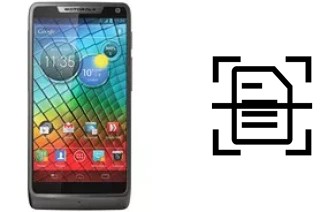 Numériser un document sur un Motorola RAZR i XT890