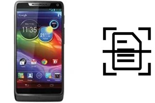 Numériser un document sur un Motorola RAZR M XT905