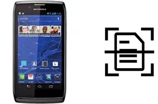 Numériser un document sur un Motorola RAZR V XT885