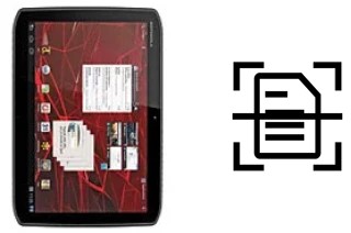 Numériser un document sur un Motorola XOOM 2 3G MZ616