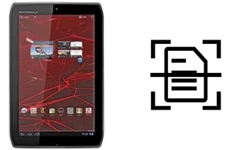 Numériser un document sur un Motorola XOOM 2 Media Edition 3G MZ608