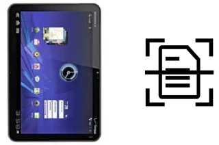 Numériser un document sur un Motorola XOOM MZ601