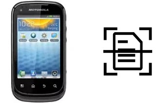 Numériser un document sur un Motorola XT319