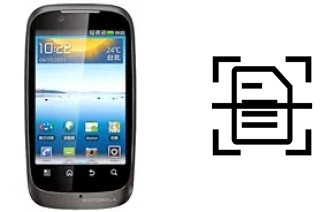 Numériser un document sur un Motorola XT532