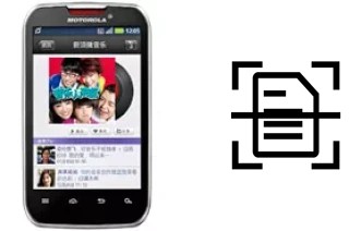 Numériser un document sur un Motorola MOTOSMART MIX XT550