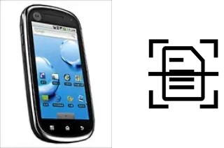 Numériser un document sur un Motorola XT800 ZHISHANG
