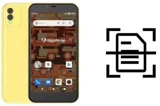 Numériser un document sur un MyPhone myA1 Plus