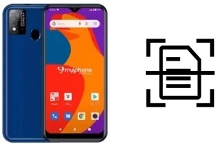 Numériser un document sur un MyPhone myWX2