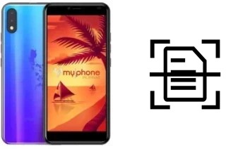 Numériser un document sur un MyPhone myXi1