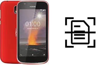 Numériser un document sur un Nokia 1