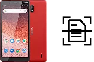 Numériser un document sur un Nokia 1 Plus