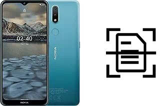 Numériser un document sur un Nokia 2.4