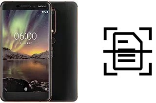 Numériser un document sur un Nokia 6.1