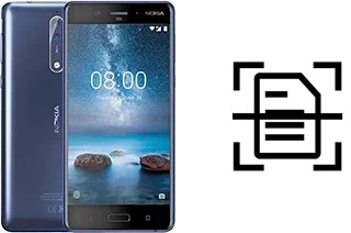 Numériser un document sur un Nokia 8