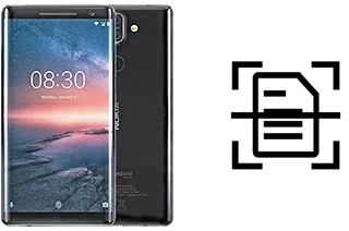 Numériser un document sur un Nokia 8 Sirocco