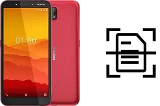 Numériser un document sur un Nokia C1