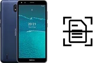 Numériser un document sur un Nokia C1 2nd Edition