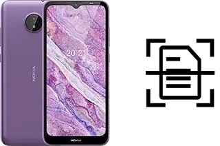Numériser un document sur un Nokia C10