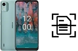 Numériser un document sur un Nokia C12 Pro