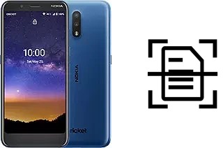 Numériser un document sur un Nokia C2 Tava