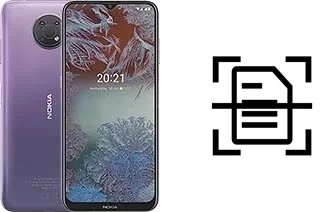 Numériser un document sur un Nokia G10