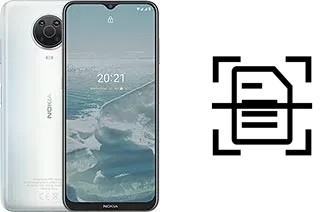 Numériser un document sur un Nokia G20