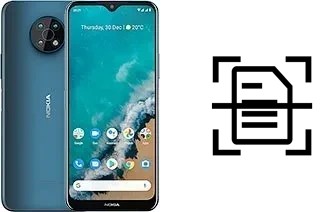 Numériser un document sur un Nokia G50