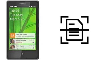 Numériser un document sur un Nokia X+