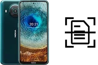 Numériser un document sur un Nokia X10